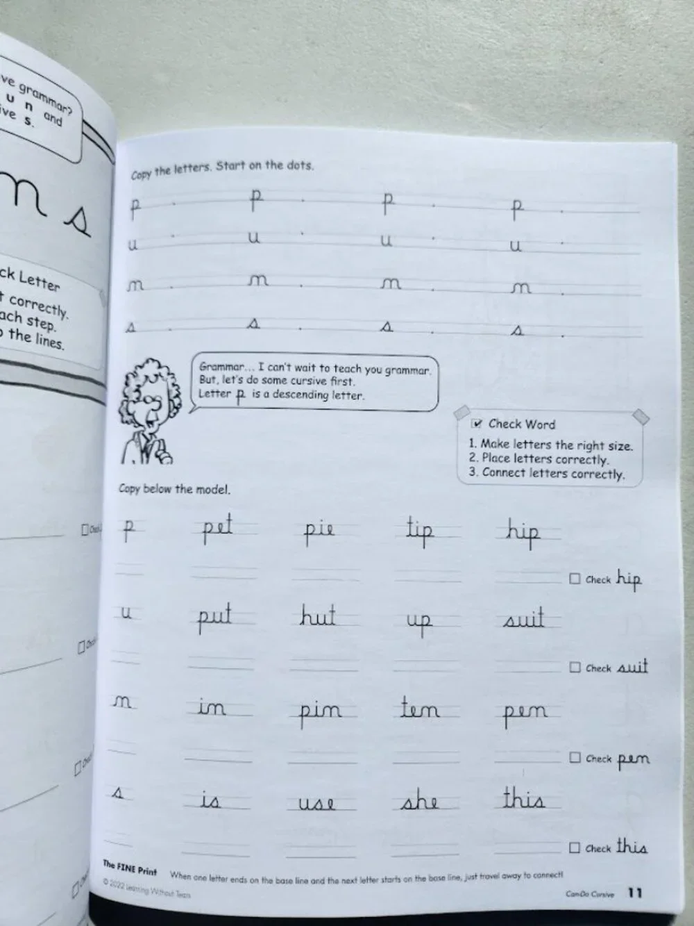 NEW Can-Do Cursive Student Workbook 5th Grade Handwriting Without Tears Writing